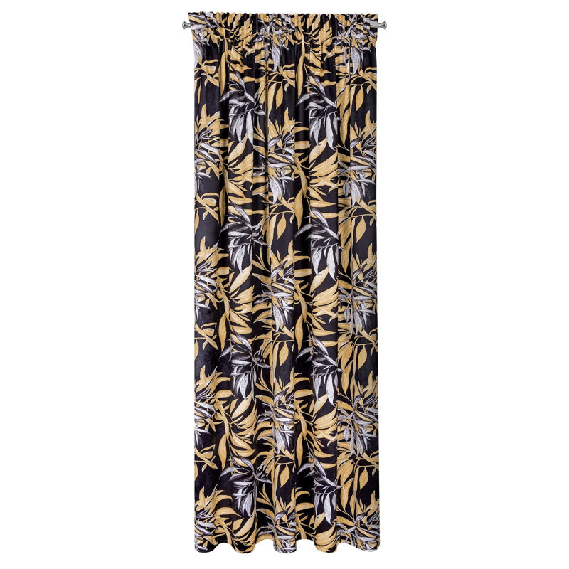 Abdinasir Blackout Curtain, 140 W x 270 D cm, Beige