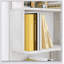 Bibliothèque de coin en L de 90 cm à 5 niveaux avec panneau anti-chute et dispositif anti-basculement pour le salon, la chambre à coucher et le bureau à domicile-130910138