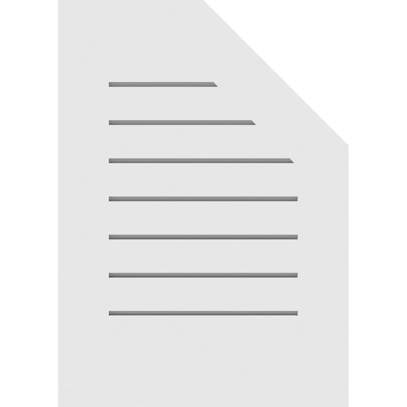 Demi-octogone fonctionnel en haut à gauche avec évent standard et cadre en PVC standard, H 28 po x l 20 po x P 1 po