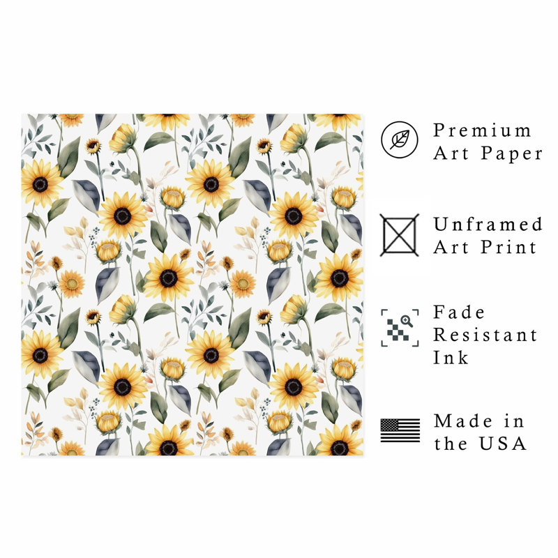 Motif de tournesols floraux II