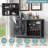 Bluffton Wine Bar Cabinet for Glasses, Sideboard with Doors-10014962
