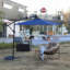 Parasol de marché à DEL 10 pi-311061292