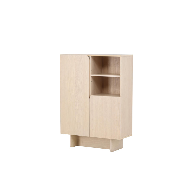 Farbourgh Rectangle Accent Cabinet, White