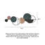 Suspension murale tridimensionnelle de luxe en métal-1311835020