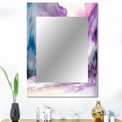 Violet Storm At The Horizon II - Purple Wall Mirror Decor
