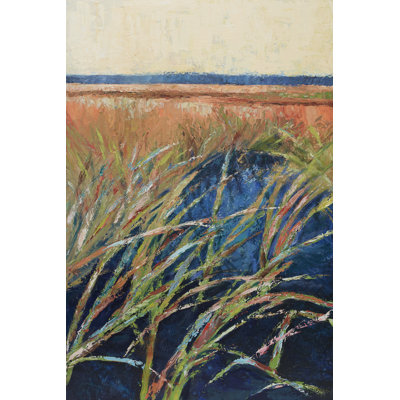 Pastel Wetlands I - Wrapped Canvas Painting