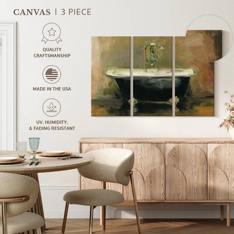 Baignoire rétro Kerrick I Light, H 28 po x l 45 po