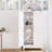 73H Metal Tall Arched Kitchen Pantry Cabinet, Modern Farmhouse Storage with Adjustable Shelves, Versatile for Various Rooms-896766100