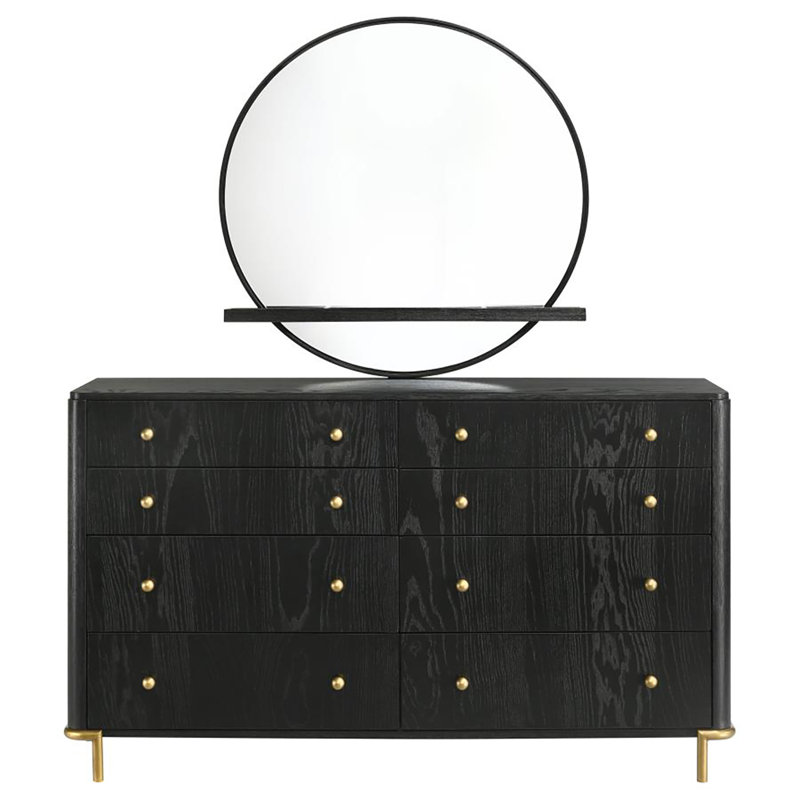 Commode à 8 tiroirs avec miroir Wailing