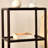 Rectangular flower shelf floor double layer storag