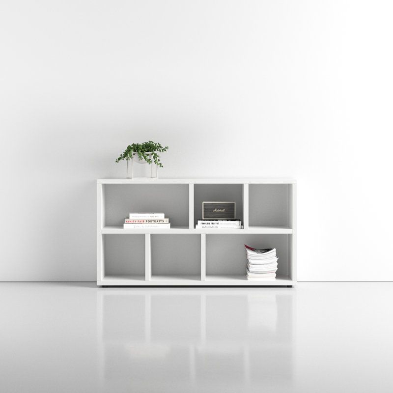 Stetson 59" W Bookcase , Pure White