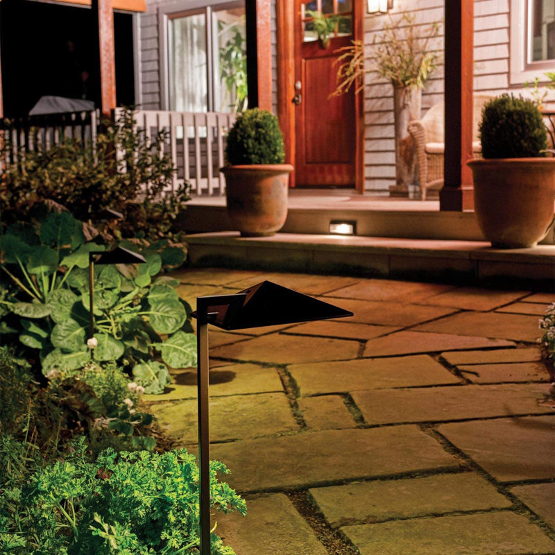 Harbor Low Voltage Pathway Light, Satin Black