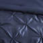 Édredon 7 pièces bleu marine - motif, taille de jupe de lit avec coussins assortis,-131299514