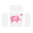 Pink Elephant Night Light with Custom Name Printed