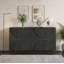 Buffet de rangement 4 portes avec poignées semi-circulaires-495936162