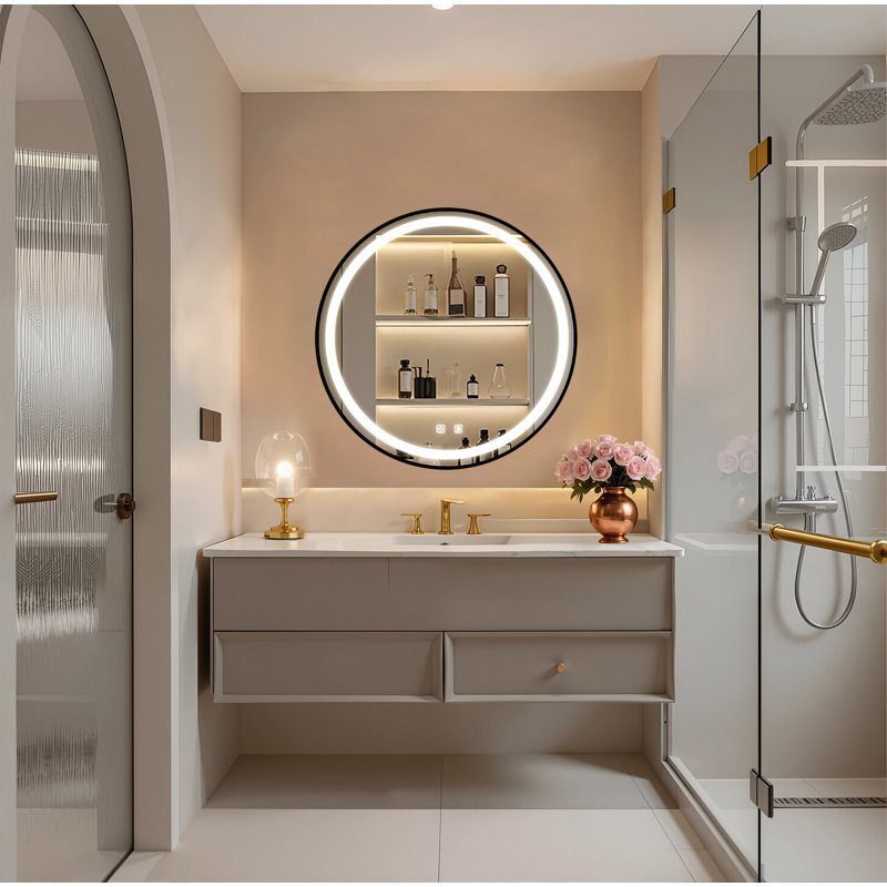 Miroir de salle de bain à DEL
