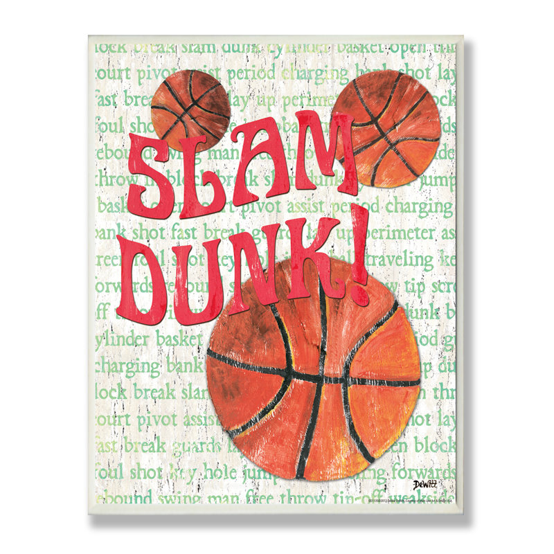 Plaque décorative Merced Slam Dunk
