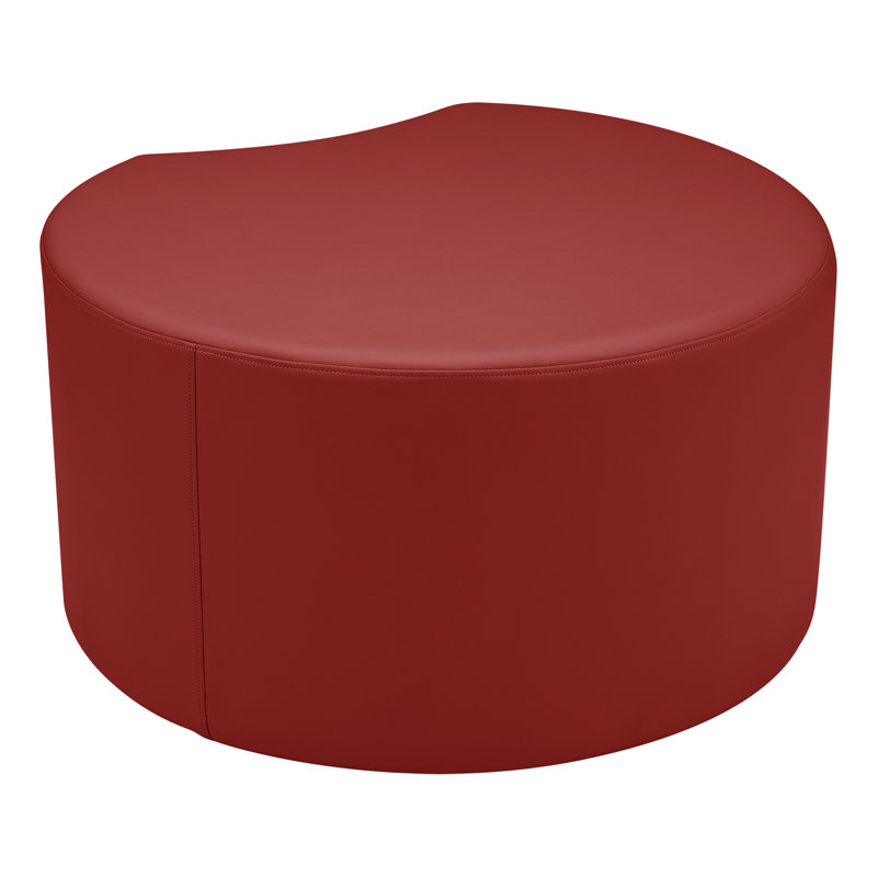 Learniture Structured Crescent Stool -Flexible Modular Collaborative Soft Seating For Office, Home, Lounge And School Classrooms With Durable Frame 1014N