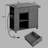 Nateasha Solid Wood Top Kitchen Cart
