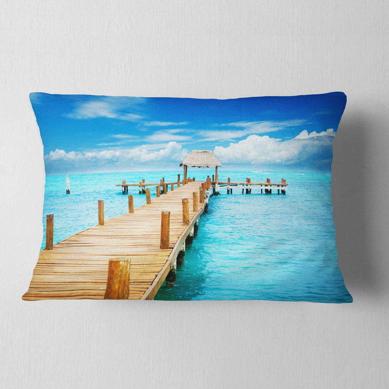 Coussin lombaire seascape tropic paradise