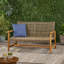 Causeuse Wood + Wicker-1904078577