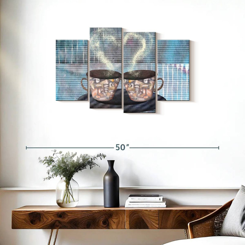 Yarlin Coffee For Two, 22" H x 36" W