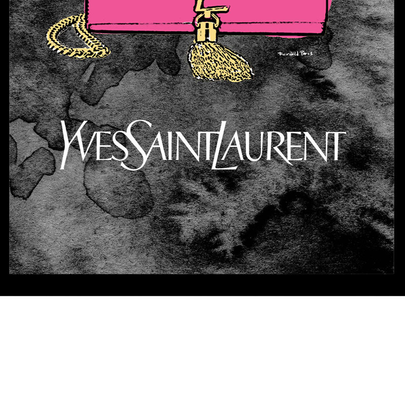 Impression encadrée de sac à main High Fashion Designer