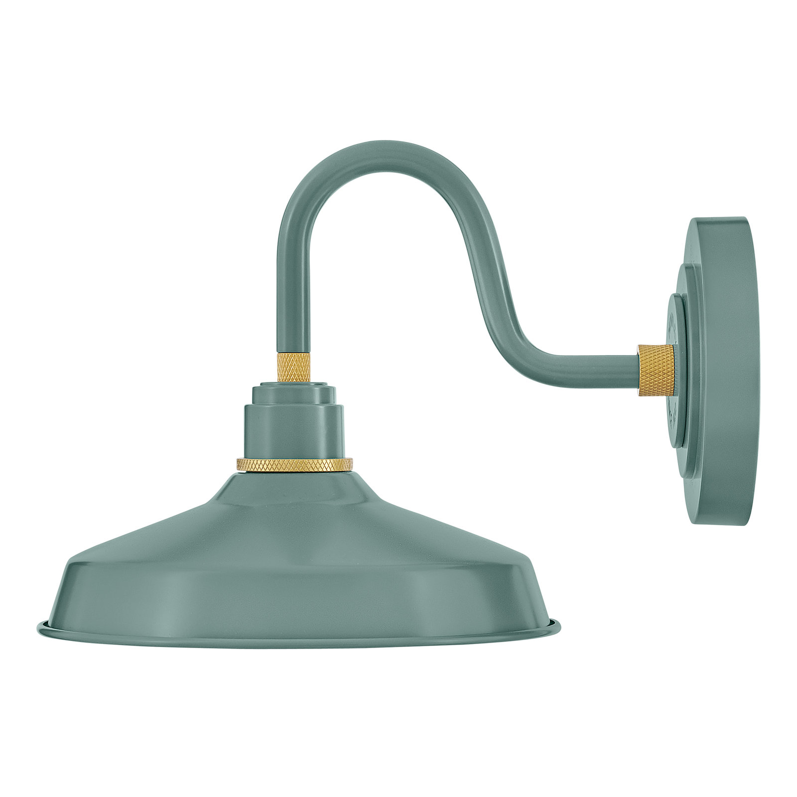 Marsi Single Light Bell Outdoor Wall Light, Sage Green