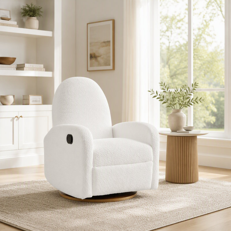 Fauteuil inclinable et pivotant 360, beige, Beige