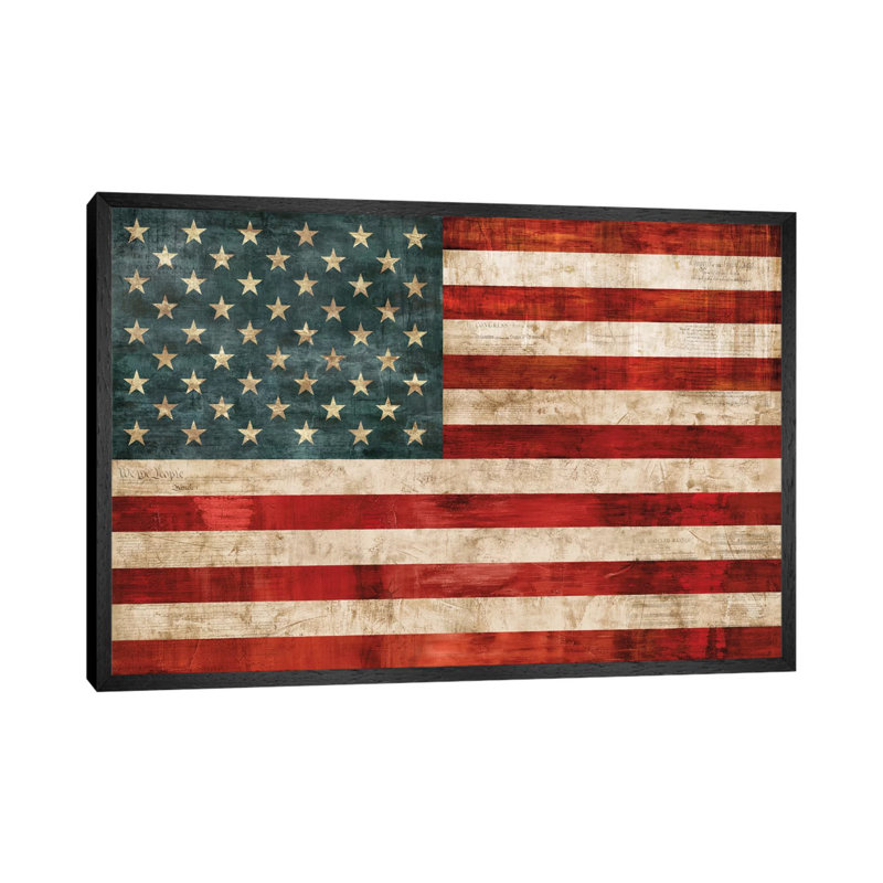 Allegiance by Luke Wilson - Floater Frame Gallery-Wrapped Canvas Giclée on Canvas, 66.04 cm H x 101.6 cm W, Black