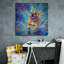 «Buldog In The Rain Puddles» par Rich Monet, art mural sur toile-637069971