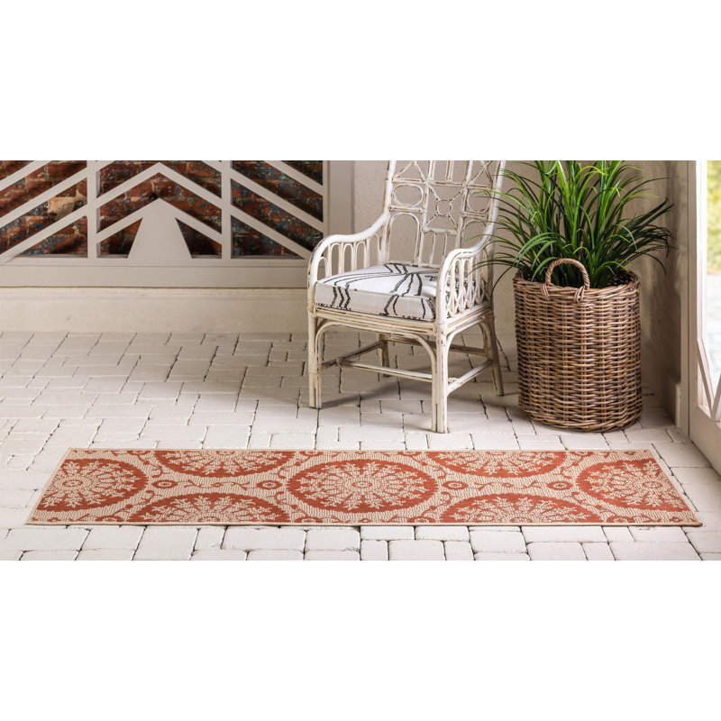 Tapis intérieur / extérieur Sousanna, Tapis de couloir 2 pi 2 po x 6 pi
