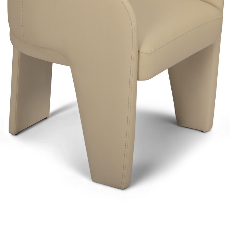 Chaise en cuir Leo