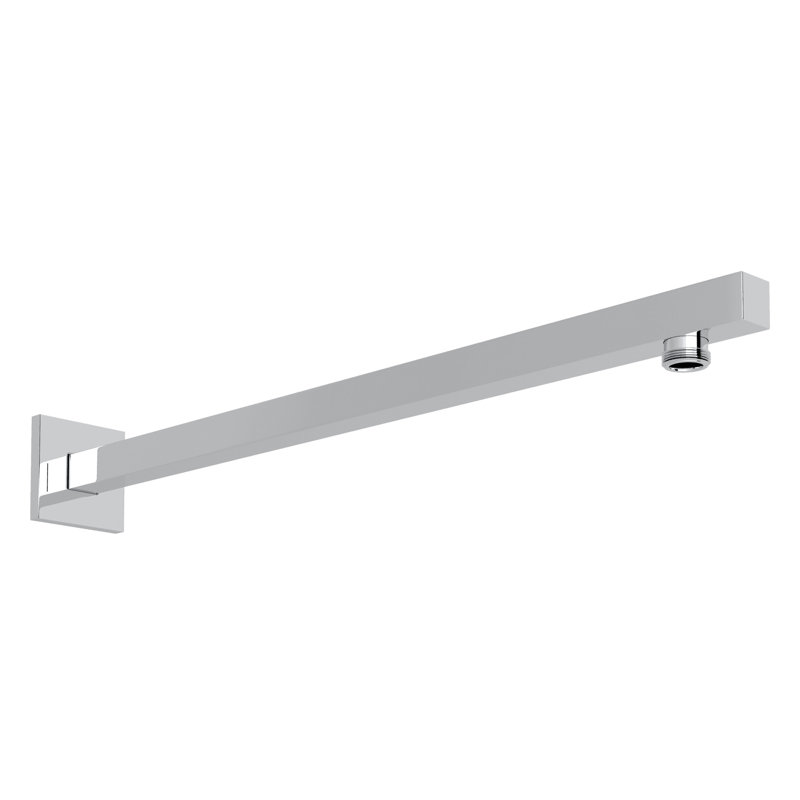 Bras de douche mural Rohl 17 3/16 po, Chrome poli