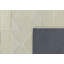 Wool Geometric Area Rug in Ivory