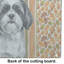 Planche à découper en verre Shih Tzu
