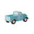 Jim Shore Heartwood Creek Blue Pickup Truck Mini Figurine 2.1in H