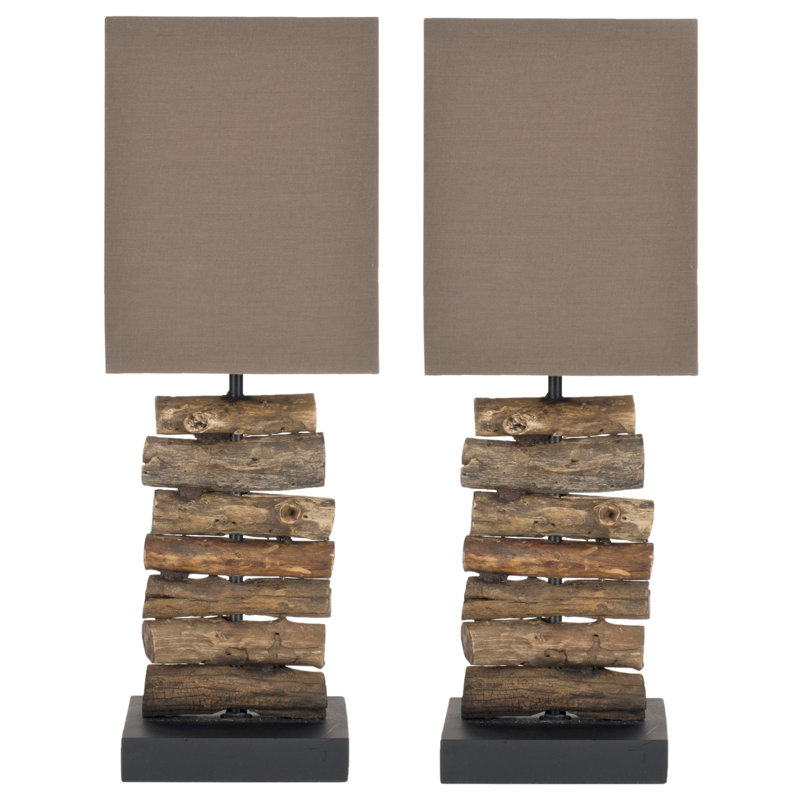 Lampe de table 19,7 po Woodland, Naturel, marron