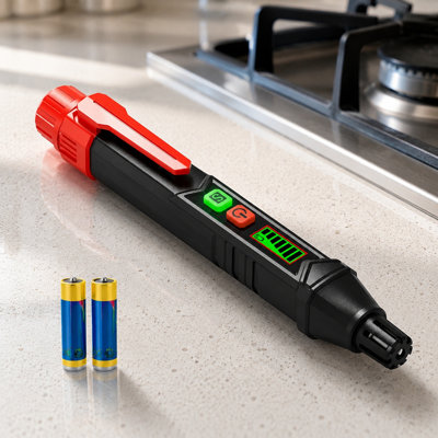 Portable Natural Gas Leak Detector with Audible and Visual Alarm for Home Kitchen Garage and RV