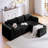 Modular Sectional Sofa (Black)