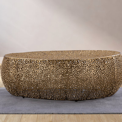 Table basse ovale, moderne et contemporaine