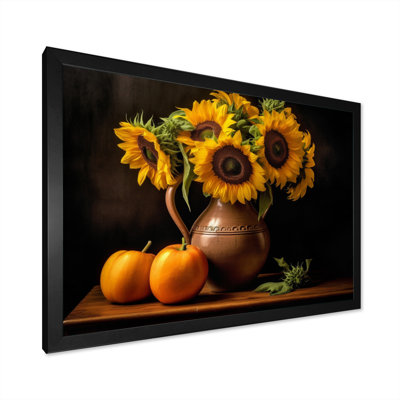 " Golden Sunflower Still Life II "