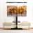 Height Adjustable Floor TV Stand with AV Shelf for 32-70 Inch TVs