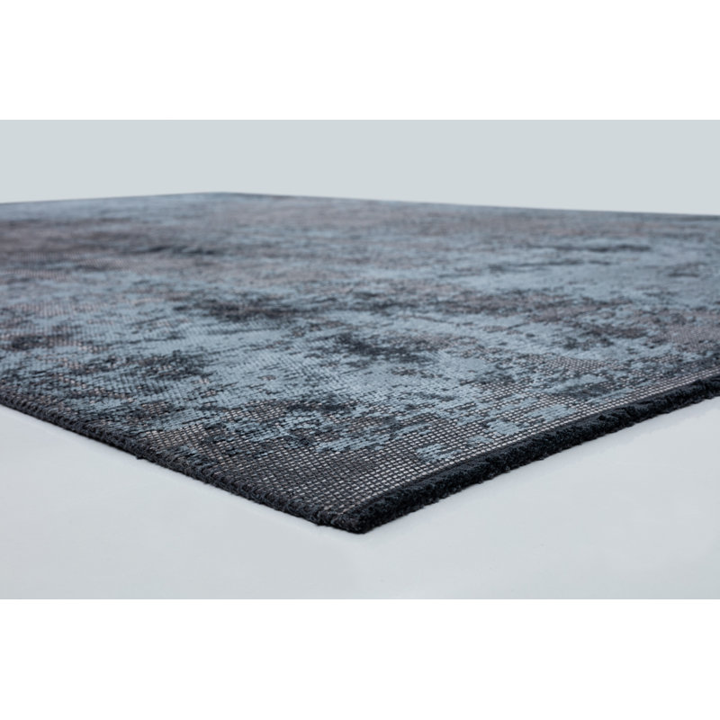 Rapture Blue/Gray Abstract Luxury Area Rug, Rectangle 7'10" x 11'2"