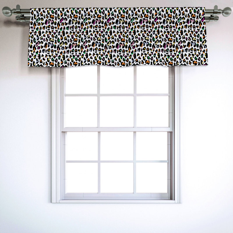 Sateen Ruffled Window Valance