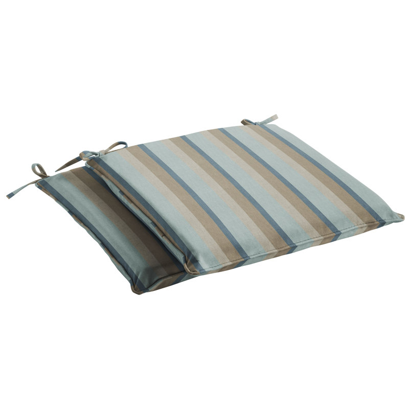 Coussin de coussin intérieur / extérieur Sunbrella, H 2 po x l 17 po x P 17 po
