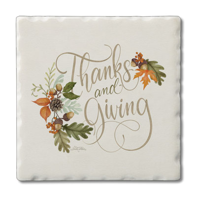 Thanks & Giving Créez un ensemble de sous-verres