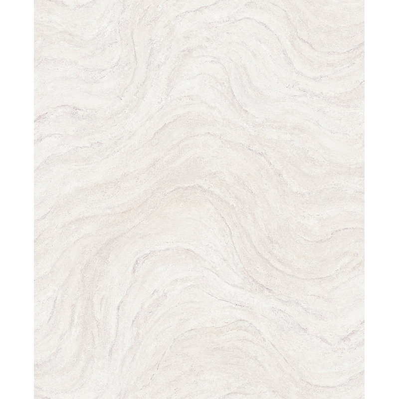 Rouleau de papier peint optique Marble Bricks and More Collection, Blanc