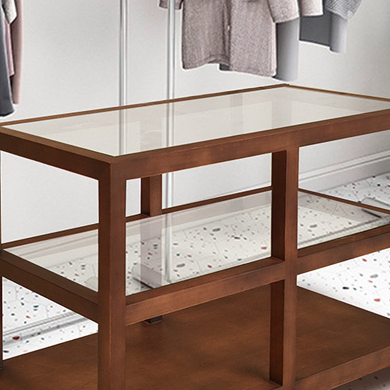 Vitrine de style chinois simple, H 31,49 po x l 62,99 po x P 23,62 po
