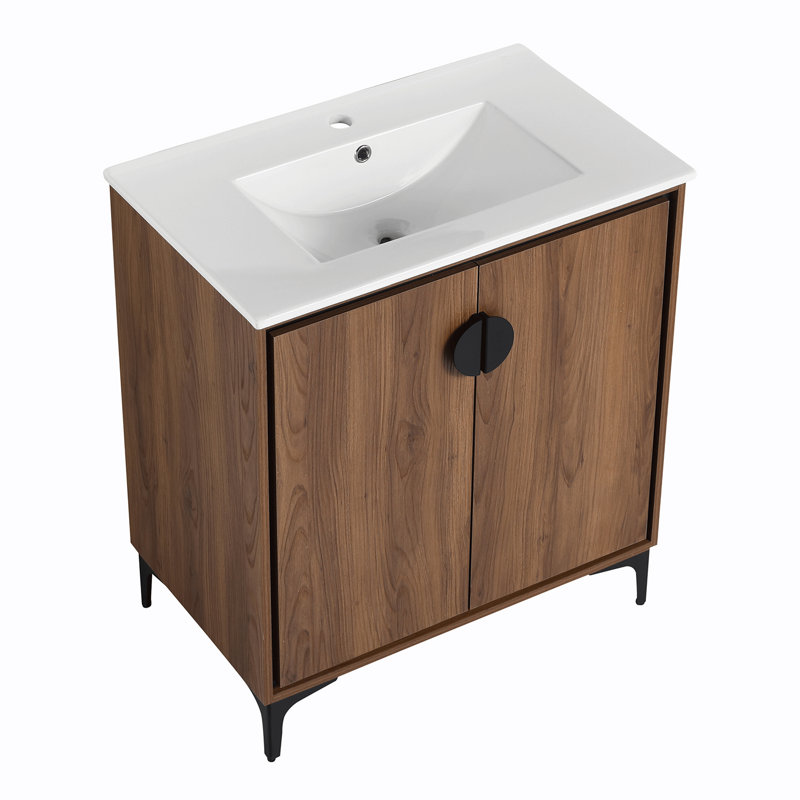 Meuble-lavabo de 30 po avec lavabo supérieur